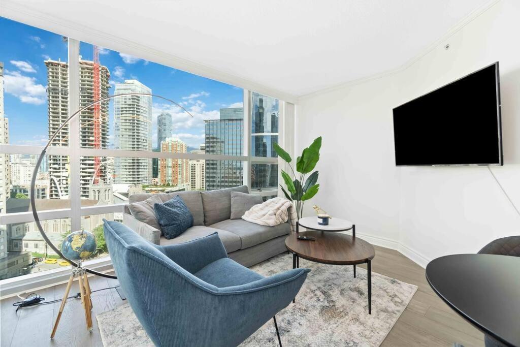 2Br Condo With Breathtaking View In Downtown! Free Parking - 6 Sleep Vancouver Exterior photo